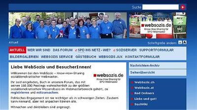 Websozis.de im neuen Erscheinungsbild